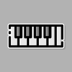 piano cartoon design