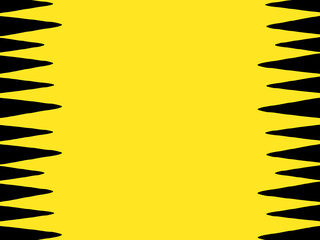 かわいいトラ柄のフレーム／手書きイラスト