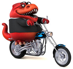 Fototapeta premium Fun trex - 3D Illustration