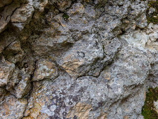 Natural stone, background used for design works, close-up, upper angle.