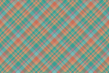 Seamless pattern of scottish tartan plaid. Repeatable background with check fabric texture. Vector backdrop striped textile print.