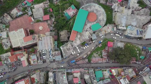 View of the city of Almora, Uttarakhand, India