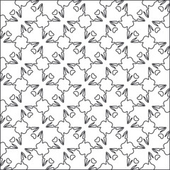 Design monochrome grating pattern,black and white patterns.Repeating geometric tiles from striped elements. black otnament.