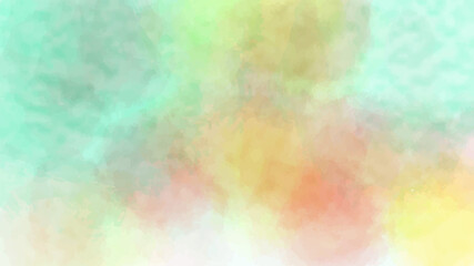Colorful watercolor hand painted abstract image.