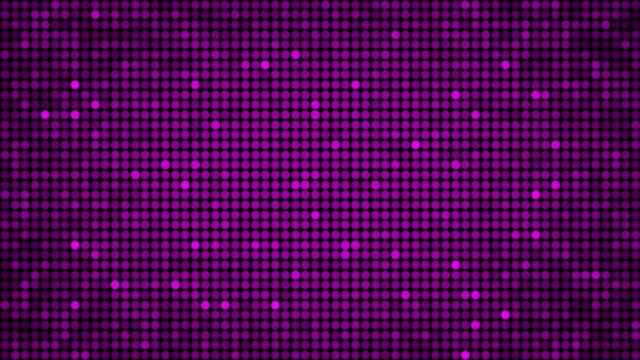 Pink Pixel Lights Blinking for Party Wallpaper, Backdrops 4k Footage
