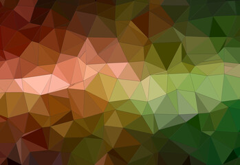 Abstract low polygon background, modern triangular mosaic