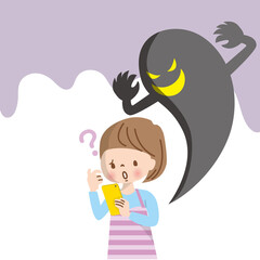スマホを使う子供に忍び寄る影/インターネット、犯罪、詐欺