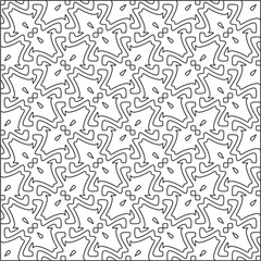 Design monochrome grating pattern,black and white patterns.Repeating geometric tiles from striped elements. black otnament.