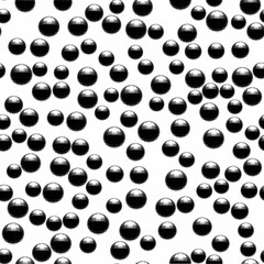 Bubbles, galaxy design, black and white background