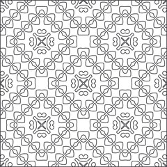 Design monochrome grating pattern,black and white patterns.Repeating geometric tiles from striped elements. black otnament.