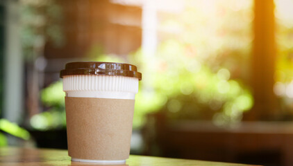 coffee cup on table