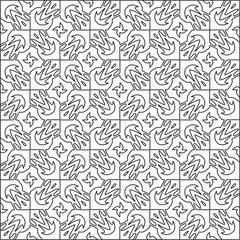 Design monochrome grating pattern,black and white patterns.Repeating geometric tiles from striped elements. black otnament.