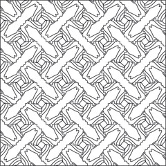 Design monochrome grating pattern,black and white patterns.Repeating geometric tiles from striped elements. black otnament.