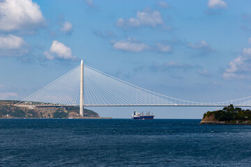 Obraz premium Yavuz Sultan Selim Bridge of Istanbul. Turkey