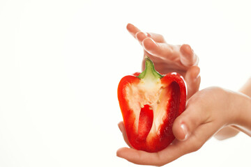 red pepper vegetables fresh food organic kitchen