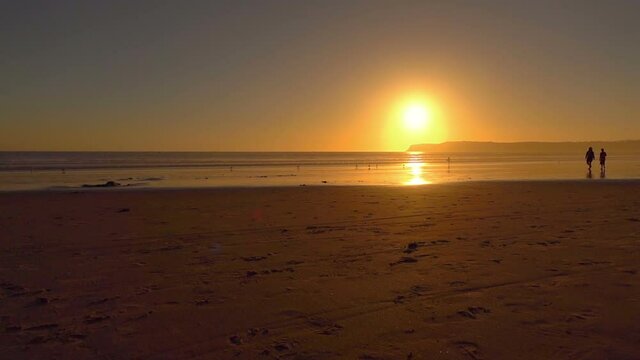 Sunset in California in slow motion 120fps