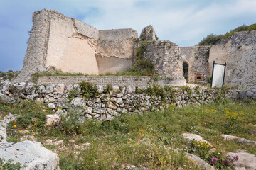 Noto Antica, Siracusa. Resti archeologici dell' antico abitato distrutto a seguito del terremoto...