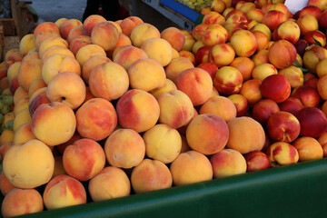 Fruits and vegetables at a bazaar in Croatia
