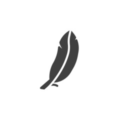 Feather, lightweight vector icon