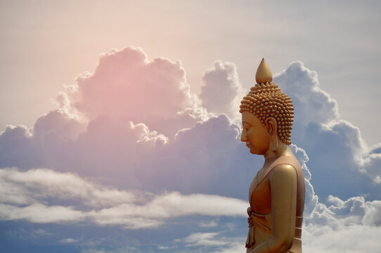 buddha statue in the sky
