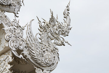 Famous temples, architectural appearance. Details closeup, Thailand