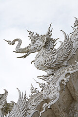 Fototapeta premium Famous temples, architectural appearance. Details closeup, Thailand