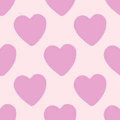 Seamless vector hearts symbol pattern. Valentine's day background. Stylish pattern for design, fabric, textile etc.	