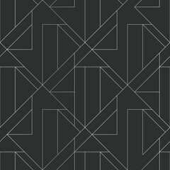 Silver texture. Seamless geometric pattern. Silver background. Vector seamless pattern. Geometric background with rhombus and nodes.