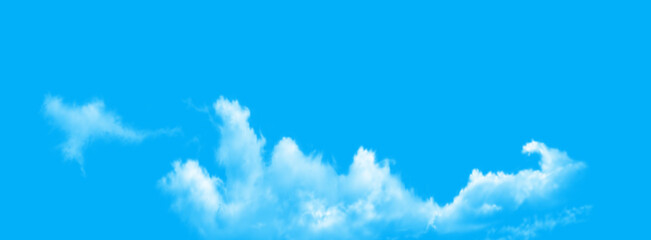 blue sky background with tiny clouds. panorama