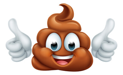 Happy Poop Poo Emoticon Poomoji Emoji Icon