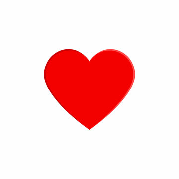 Heart love style icon. Vector illustration.