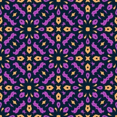 Three colors pattern ornament background. Ethnic seamless ready for print