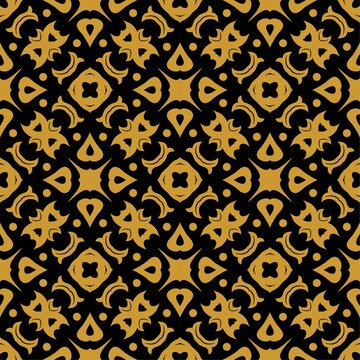 Luxury two colors pattern ornament background. Ethnic seamless ready for print © yafi4