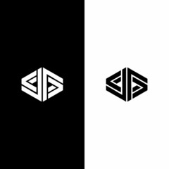 Linked Geometric Infinite Logo Vector, Unique Logo for Apparel Business, Linked Letter C and D Hexagon, Infinite Hexagon Logo Design Template