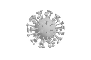 シンプルなウイルスのイメージ