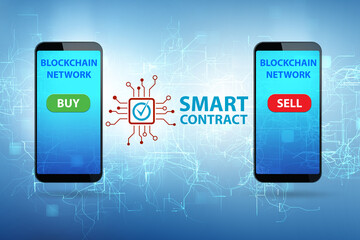 Usage of smartphone in smart contracts