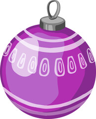 symbol new year or christmas toy christmas ball