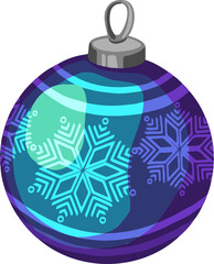 symbol new year or christmas toy christmas ball