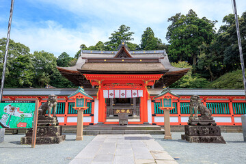 Fototapeta premium 初秋の高良大社 福岡県久留米市 Kora Taisha in early autumn Fukuoka-ken Kurume city