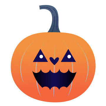 Halloween jack o lantern pumpkin vector