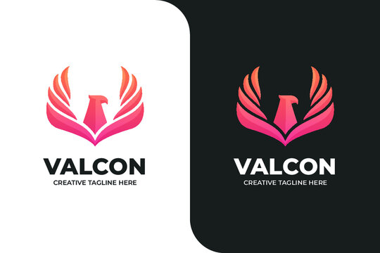 Valcon logo design template