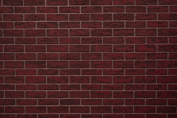 Fototapeta na wymiar Old red brick wall background.