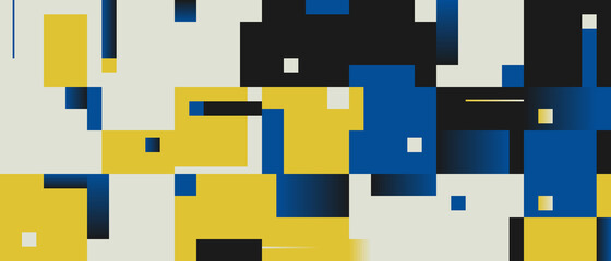 Bauhaus Abstract Vector Composition Design