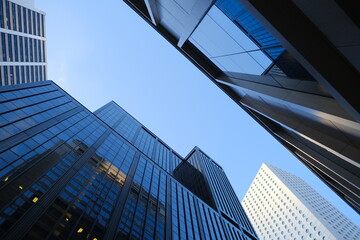 modern office buildings