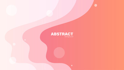 Abstract pink fluid shape modern background with copy space, vector.