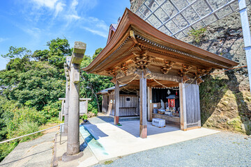 不動神社（不動岩）熊本県山鹿市　Fudo Shrine (Fudo-rock)　Kumamoto-ken Yamaga city