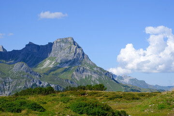 mountain landscape with sky
