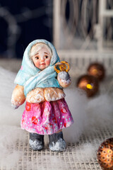 doll with steering wheel