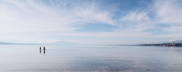 lake in the mountains
