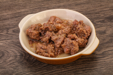 Gurmet venison stew with spices